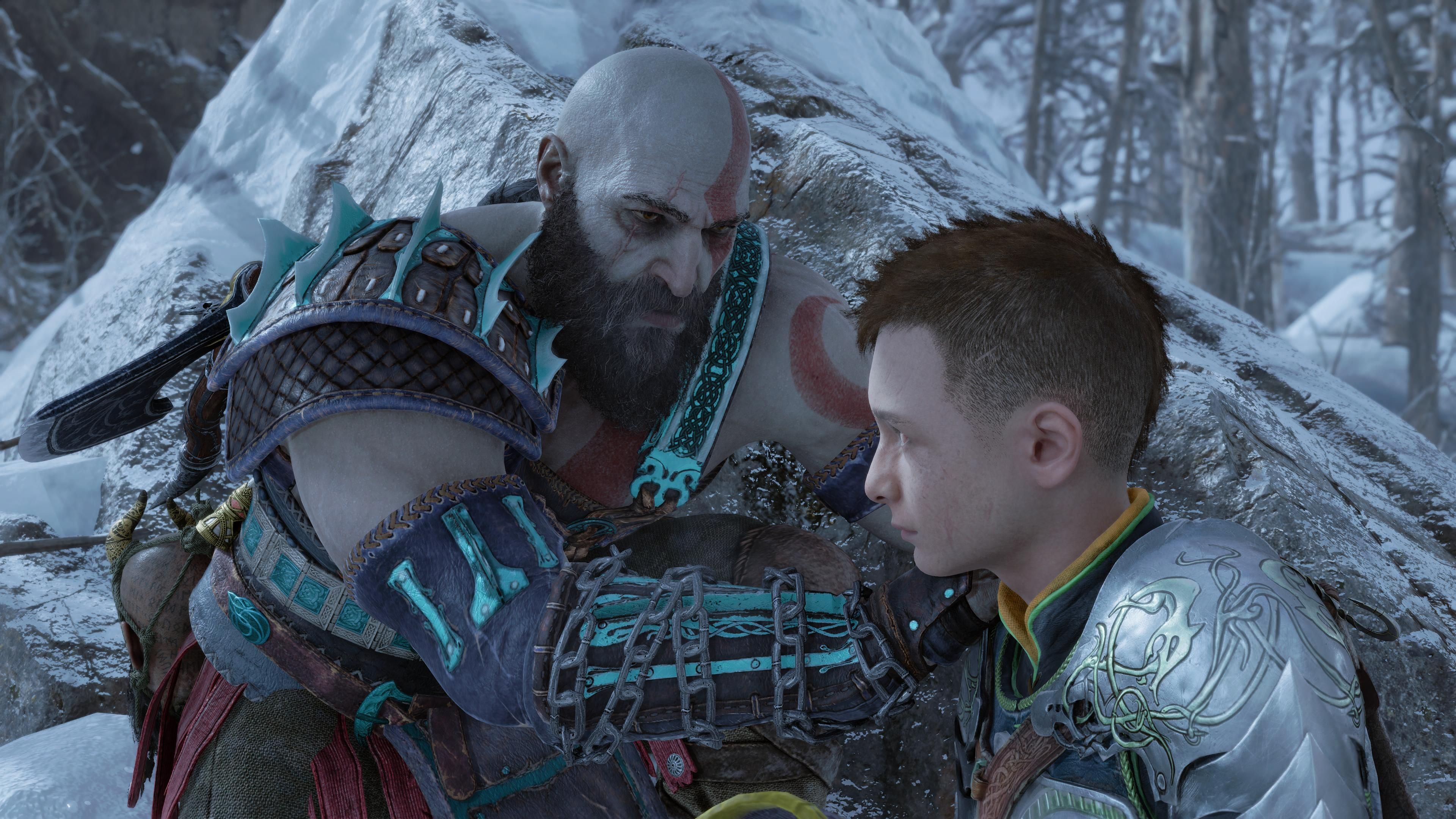 Kratos se conecta emocionalmente com Atreus em God of War: Ragnarök