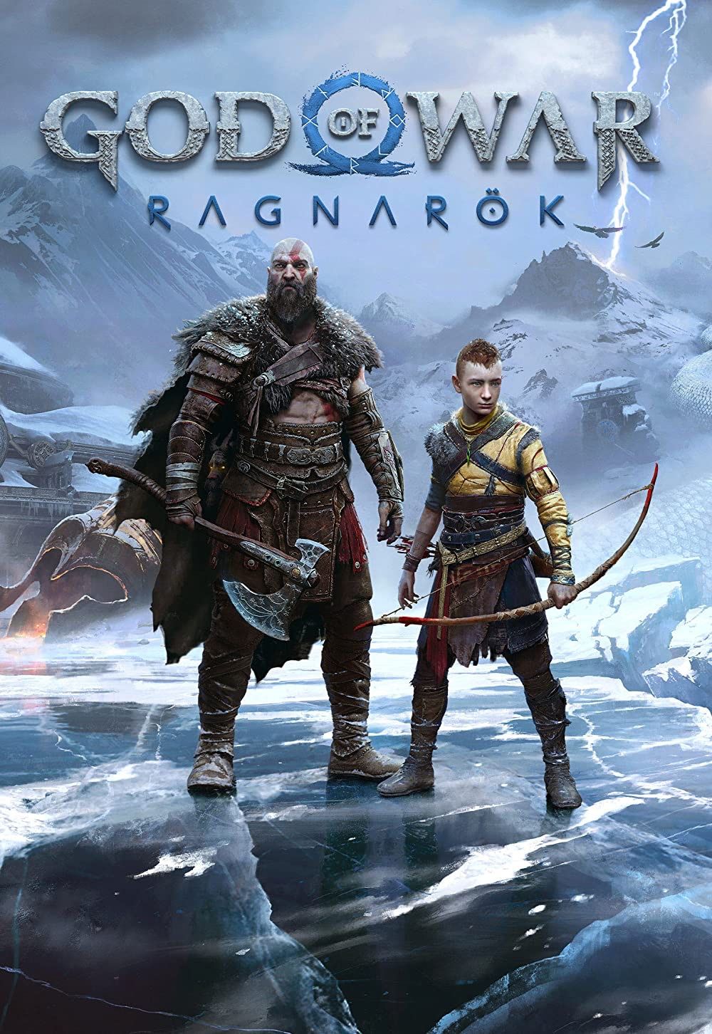 Cartel de Dios de la guerra Ragnarok