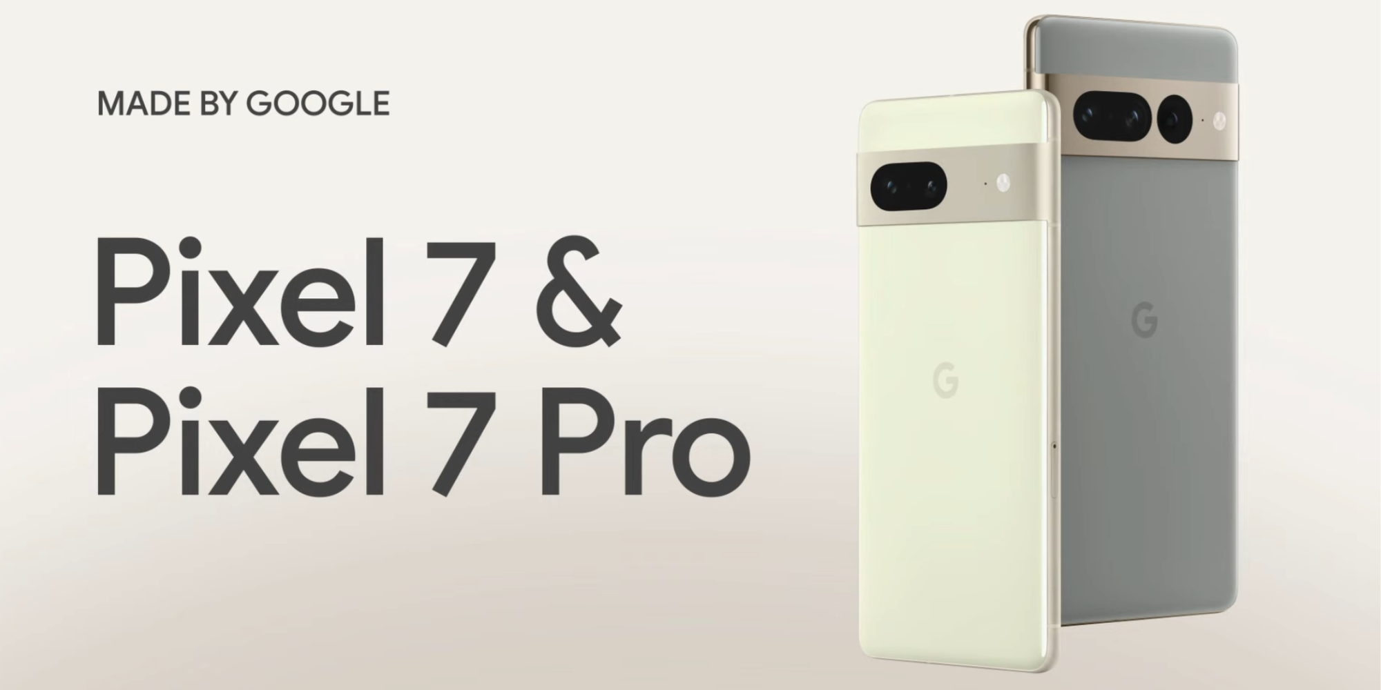 Google Pixel 7 & Pixel 7 Pro launched