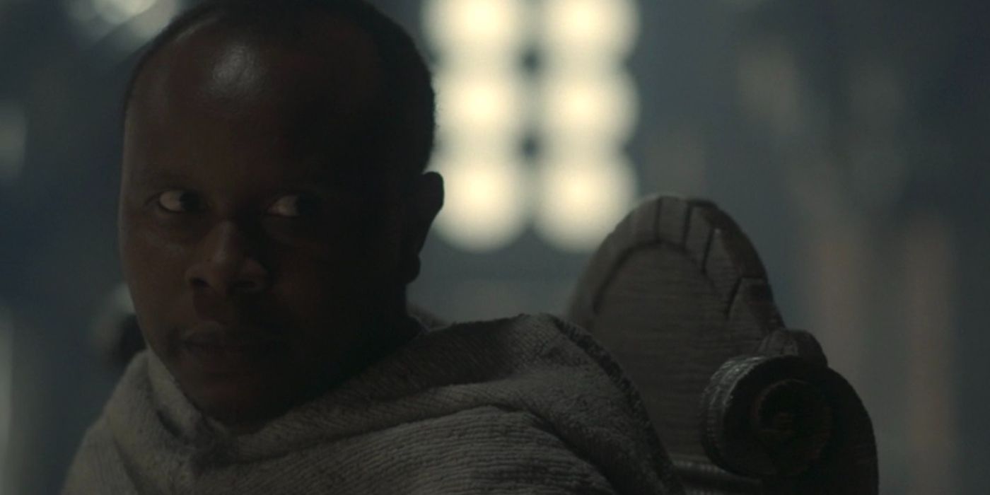 Grand Maester Orwyle at the small council in House of the Dragon.