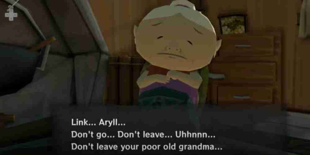 Link's grandma misses him in The Wind Waker.