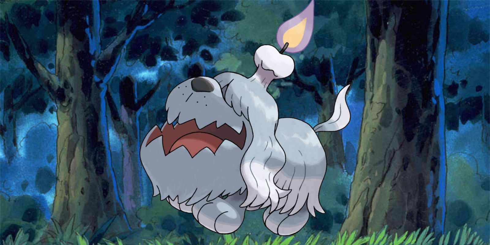 Greavard the Ghost Dog from Pokémon Scarlet and Violet.
