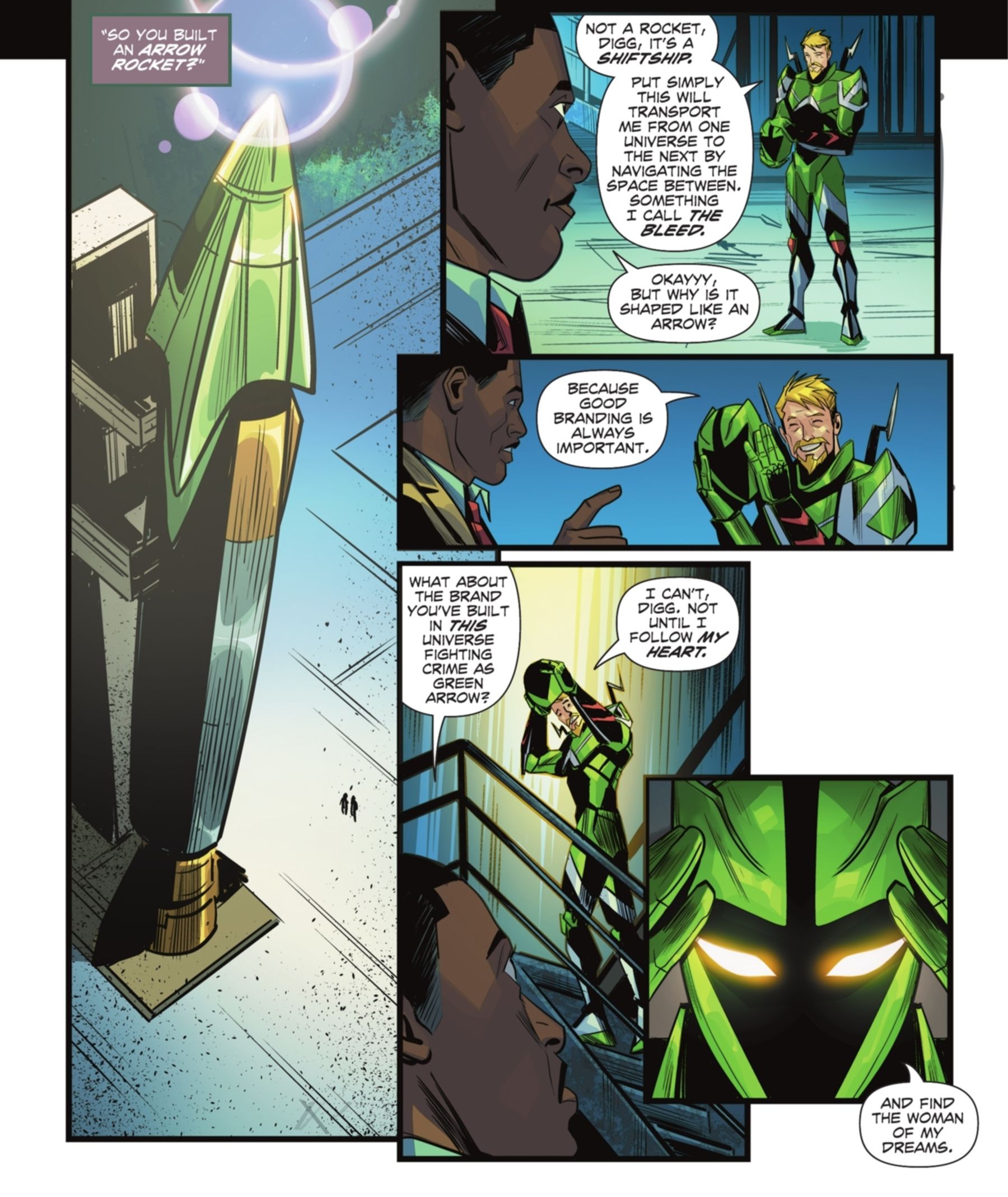 Armadura do Homem de Ferro Arqueiro Verde DC Comics
