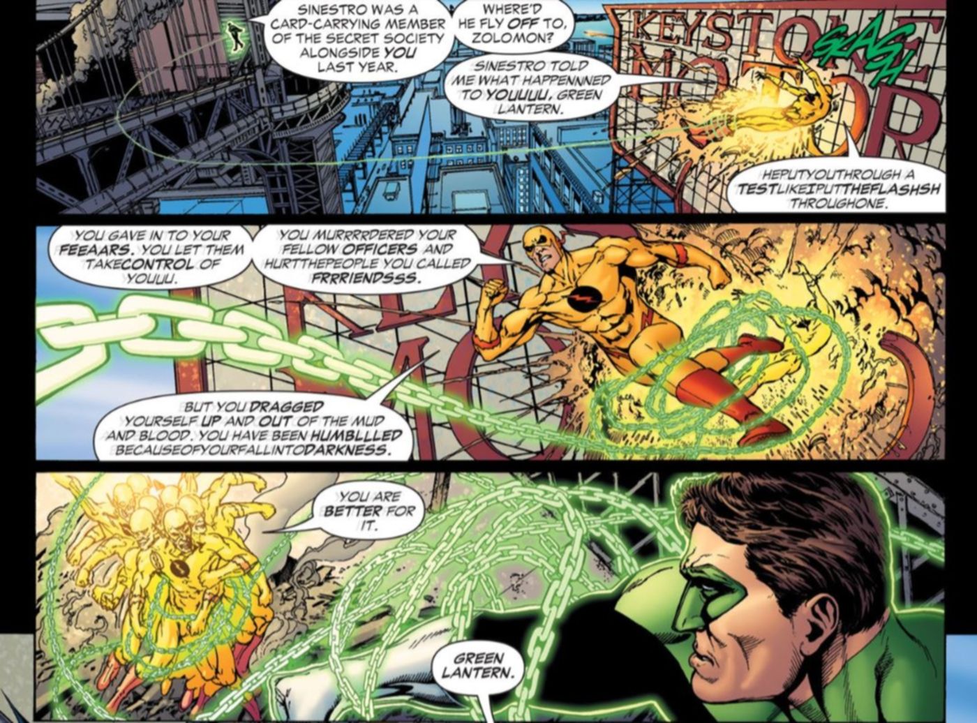 Lanterna Verde Zoom Paralaxe DC Comics