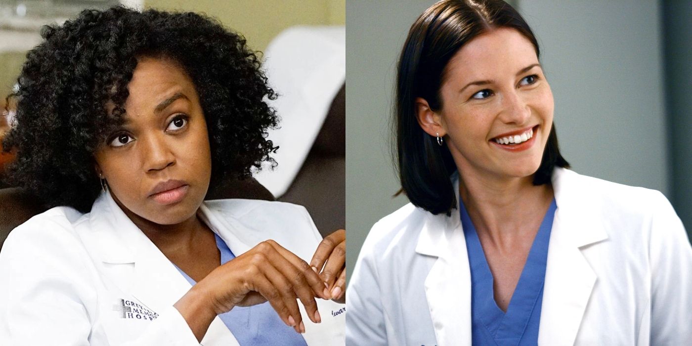 Split image of Stephanie and Lexie on Grey&rsquo;s Anatomy