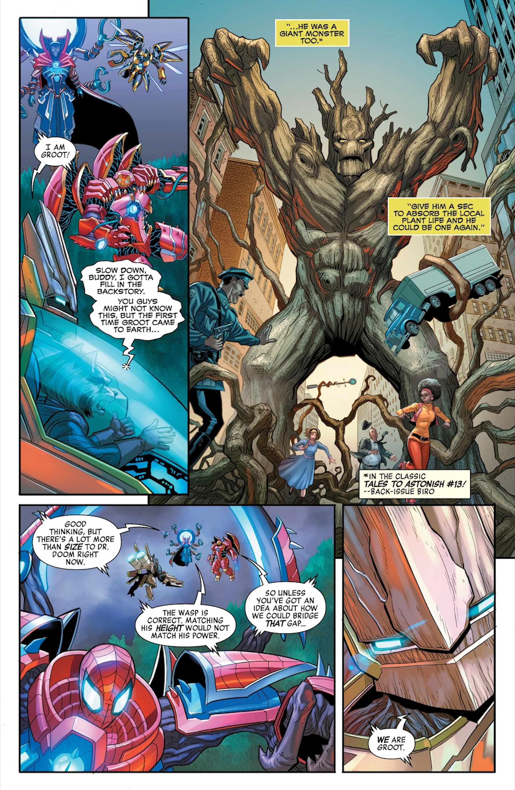 Groot turns into a monster in Tales to Astonish