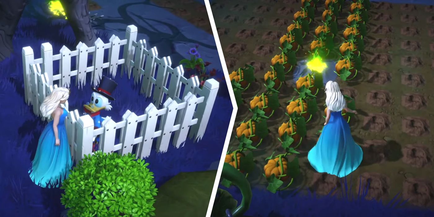 Growing Pumpkins in the Forgotten Lands in Disney Dreamlight Valley