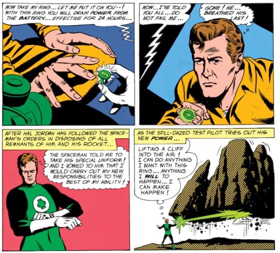 Hal Jordan e o Anel do Lanterna Verde