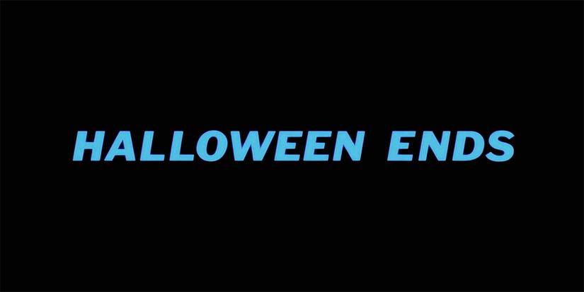 Halloween Ends blue credits
