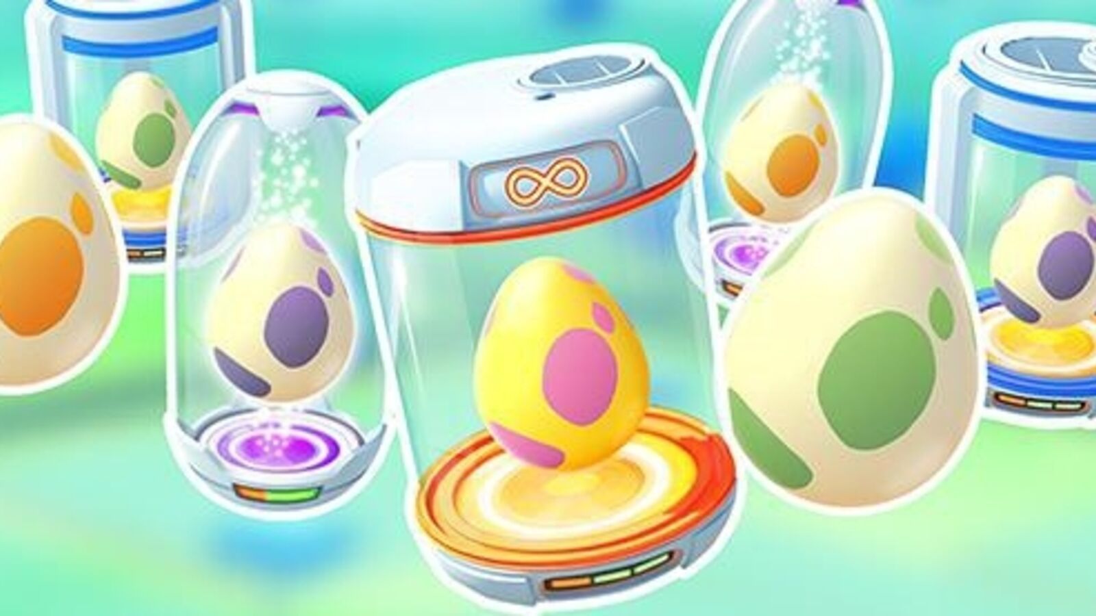 Pokémon Go Eggs in Containers For Hatching