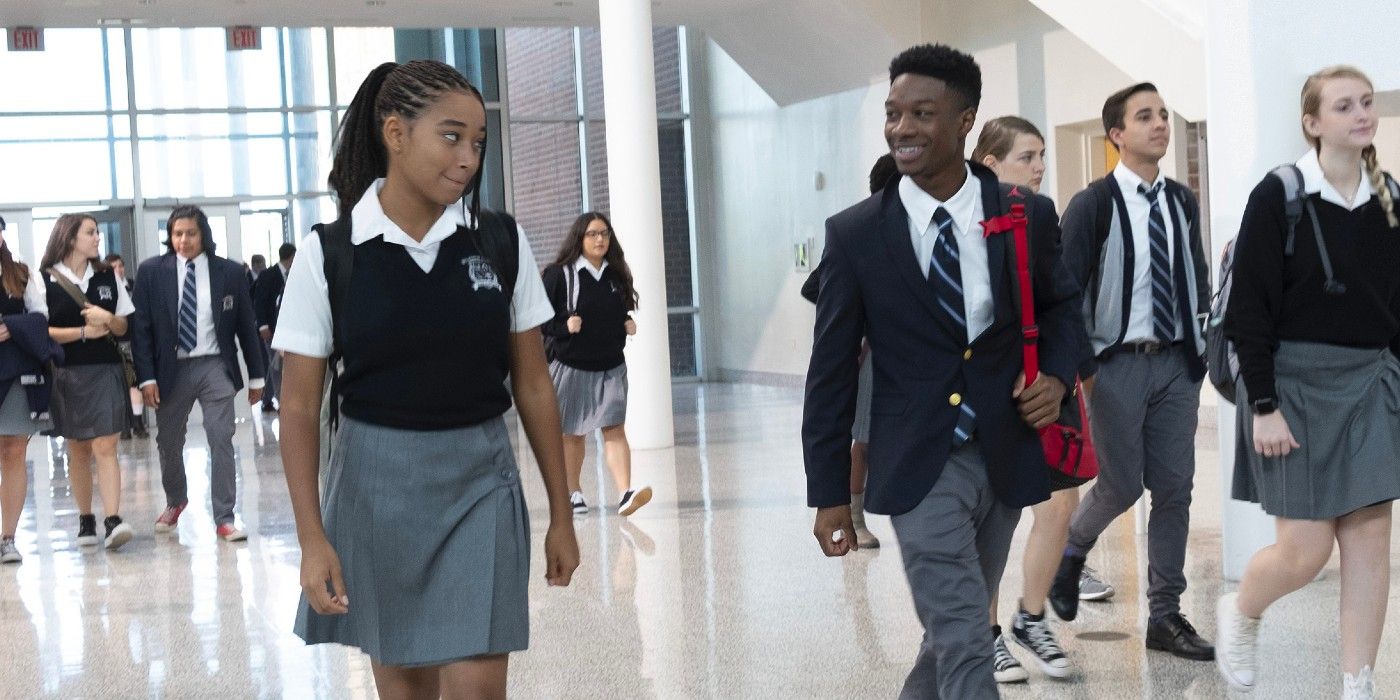 Starr walks the halls in Hate U Give