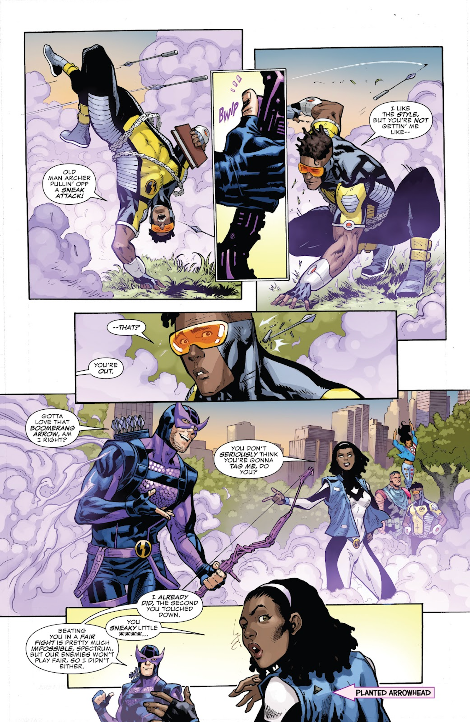 Hawkeye cheats in Thunderbolts