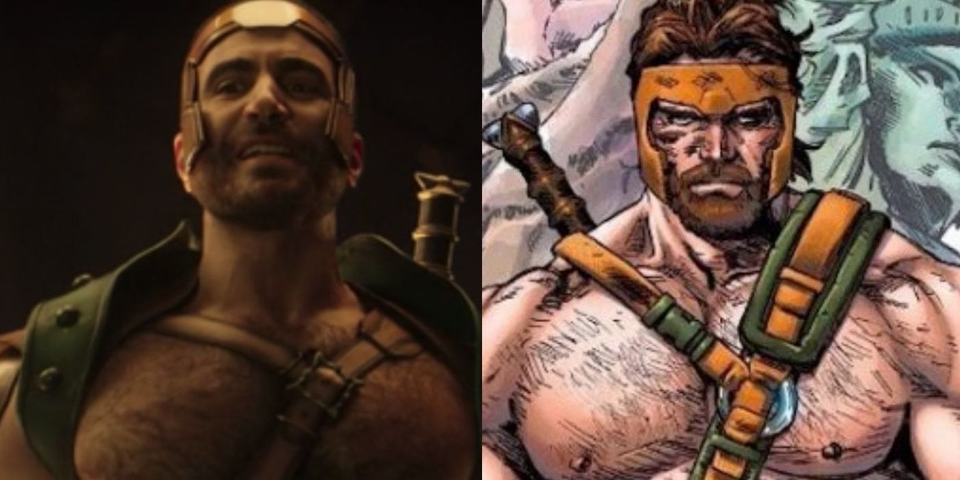 Hercules' suit in the MCU and comics