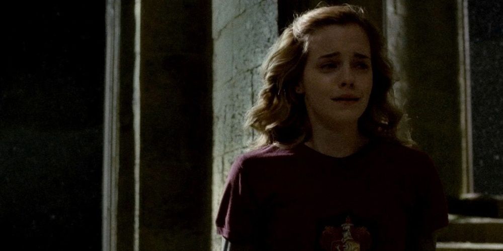 Hermione crying in Harry Potter 6
