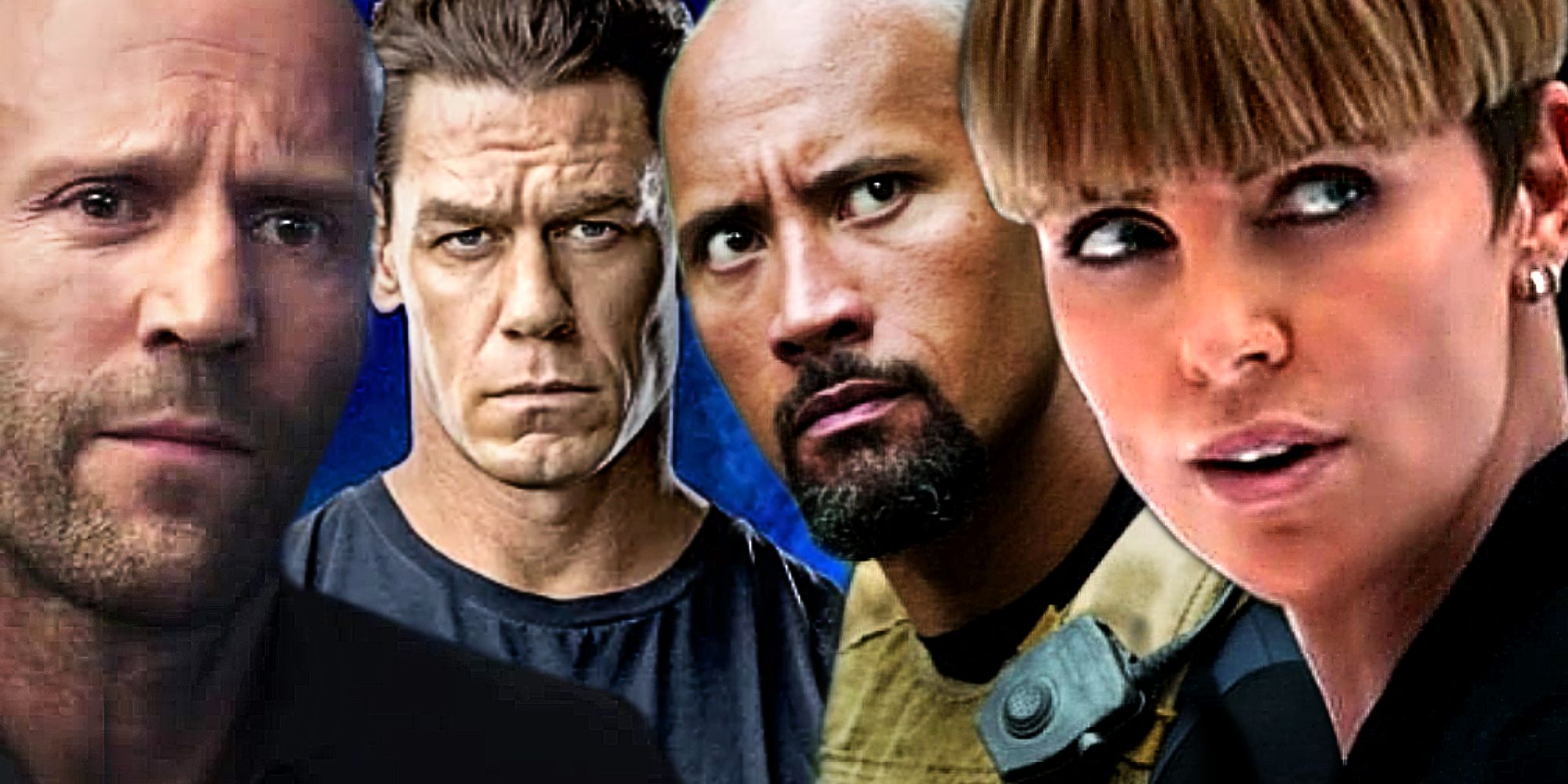 Hobbs, Shaw, Jakob Toretto, and Cipher in Fast and Furious