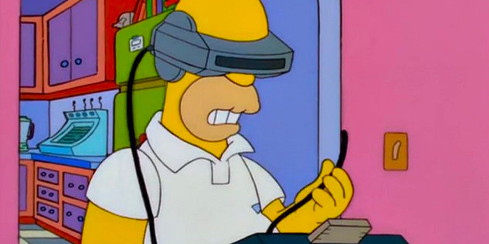 Homer come fudge virtual em Os Simpsons