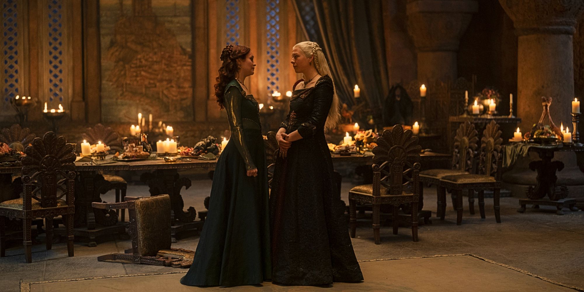 House Of The Dragon Episode 8 Alicent Hightower and Rhaenyra Targaryen