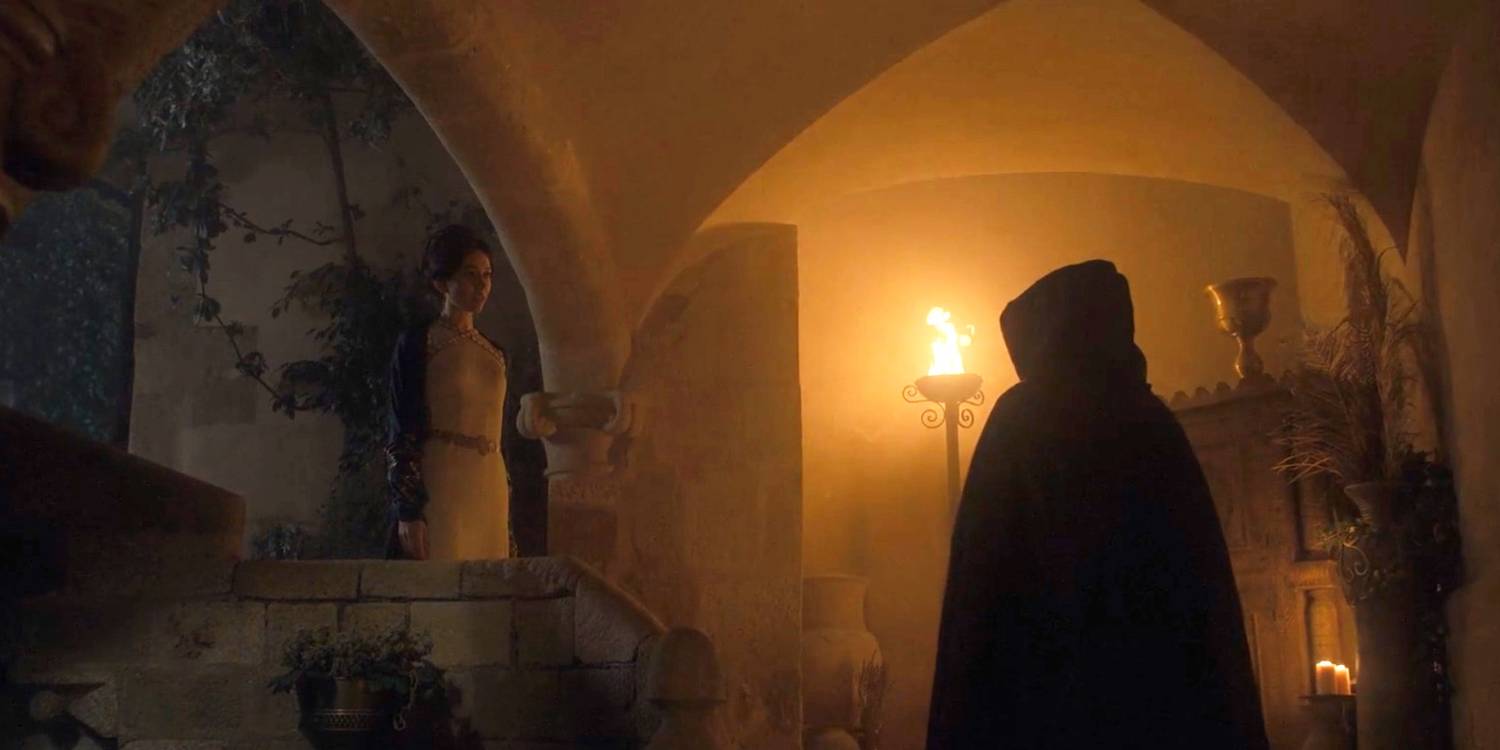 Mysaria em cena de A Casa do Dragão (Reprodução / HBO)