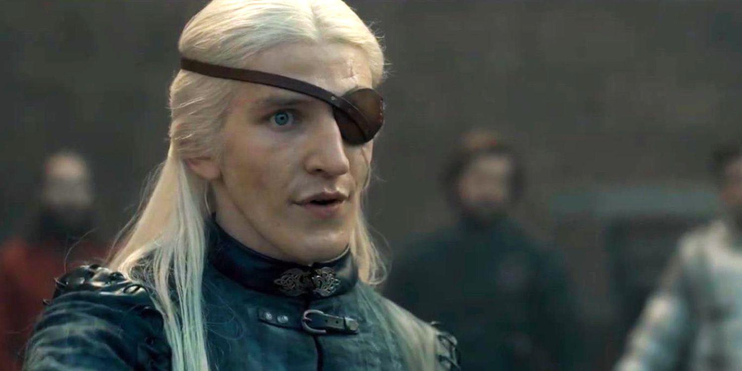 Aemond with an eye patch in House of the Dragon