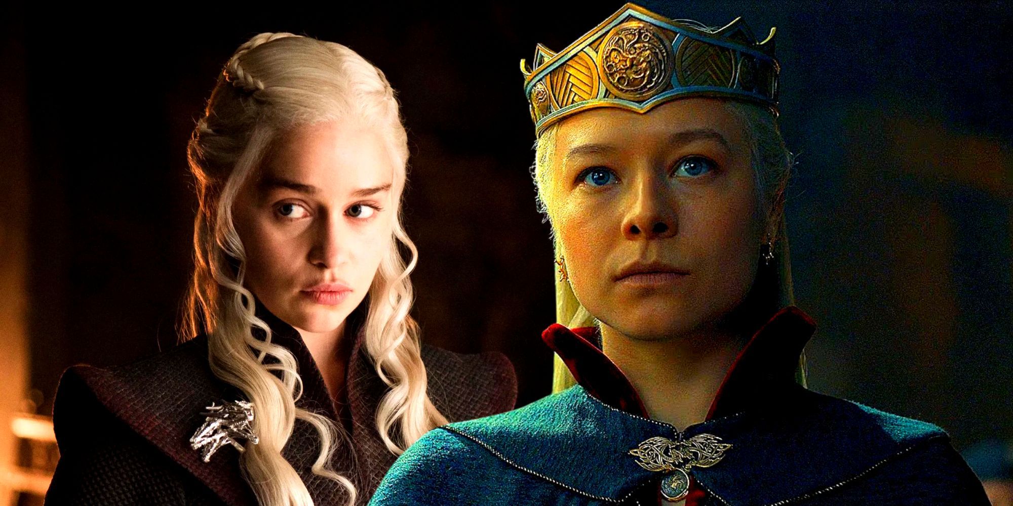 House of the Dragon Game of Thrones Rhaenyra and Daenerys
