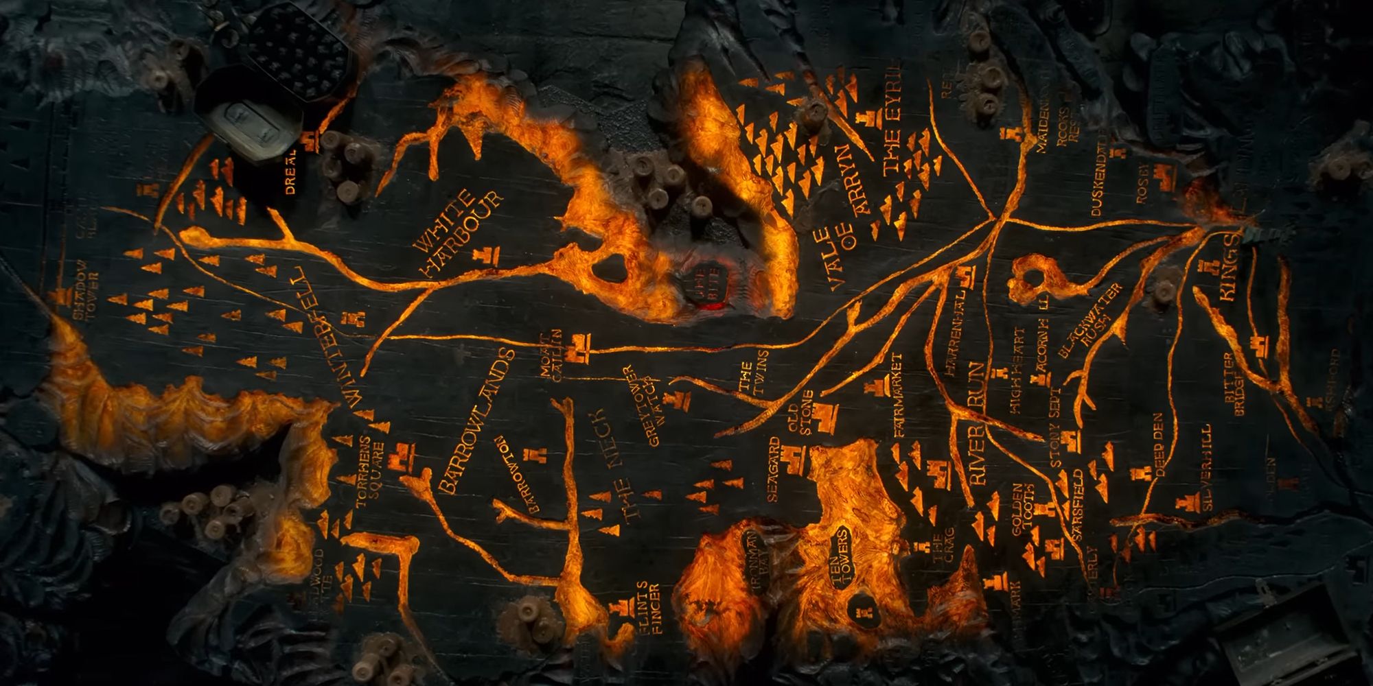 House of the Dragon season 1 episode 10 finale dragonstone map
