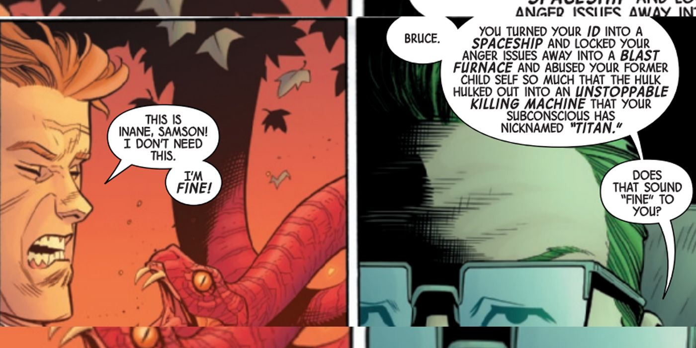 Hulk Called Out Doc Samson Marvel Comics