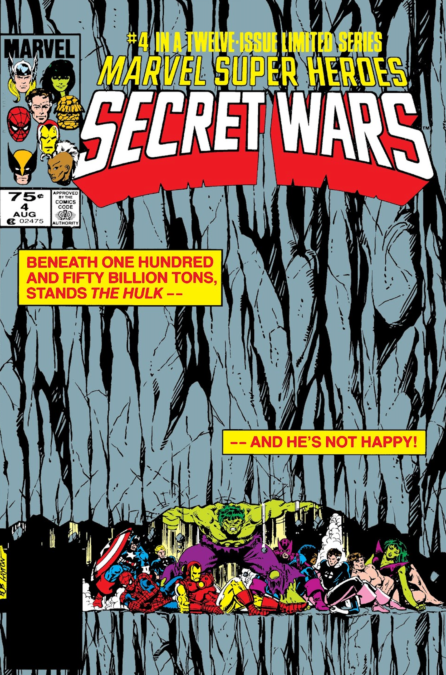 Hulk lifts a mountain in Secret Wars