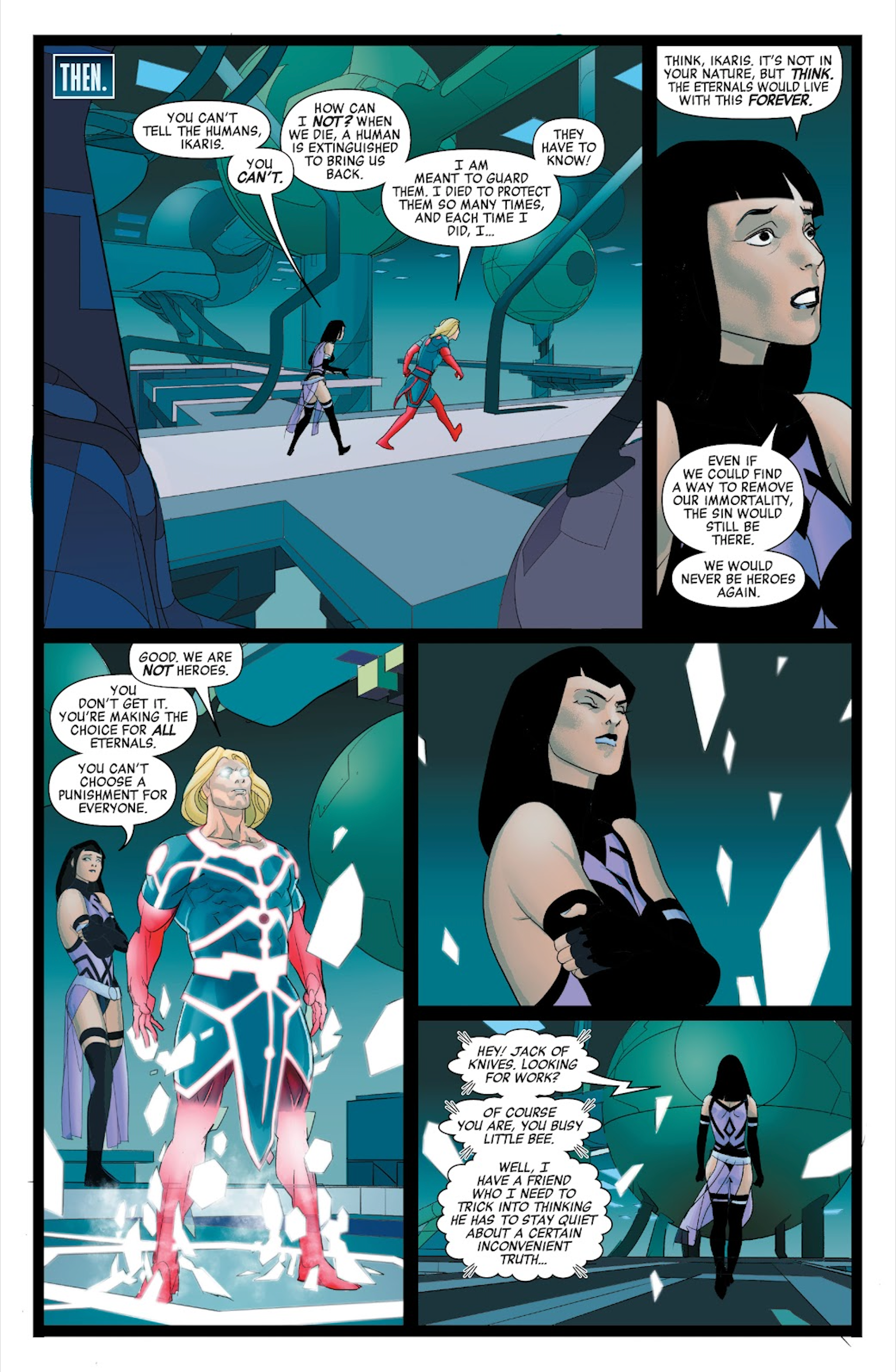 Ikaris and Sersi in Eternals