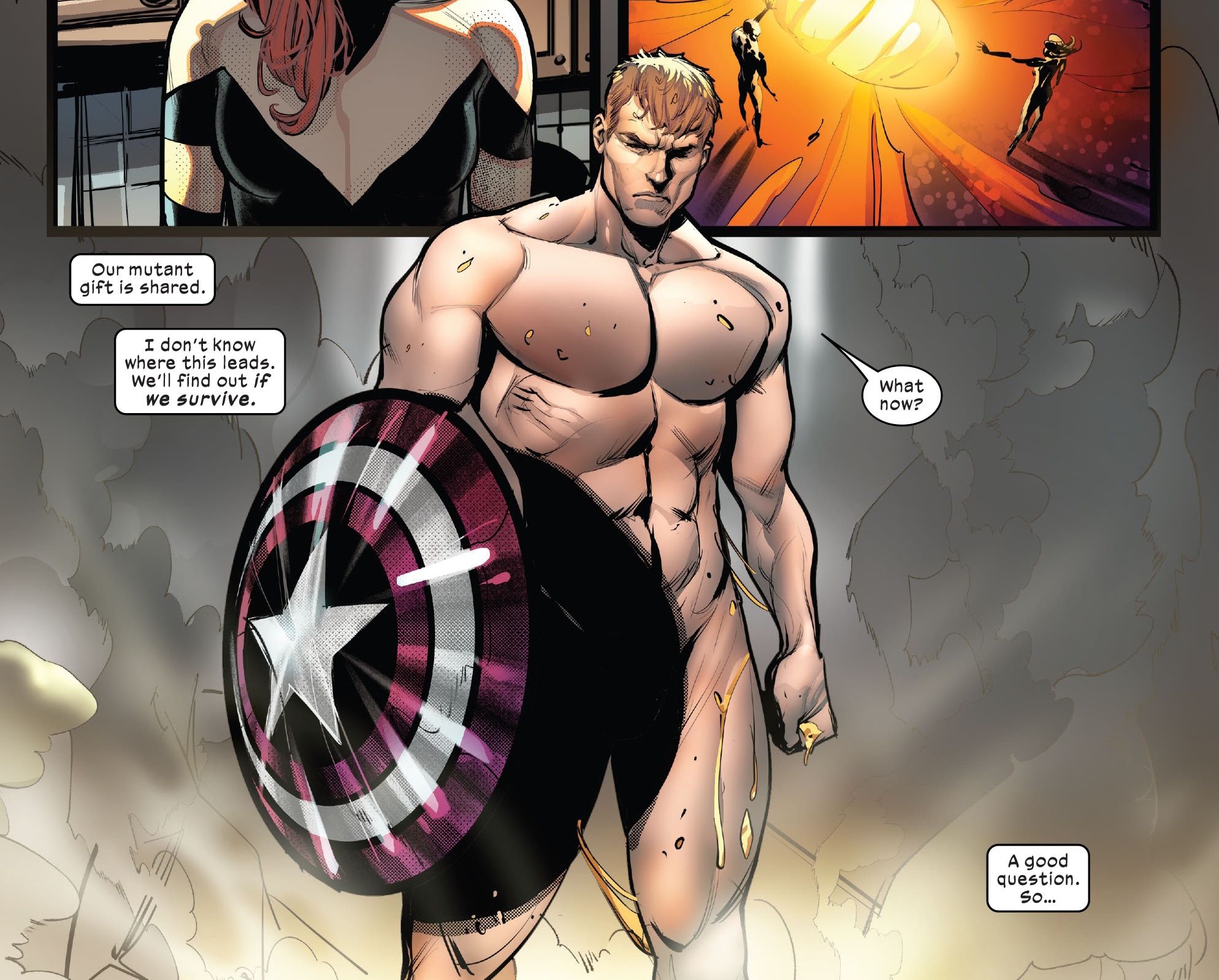 Immortal X-Men #7 Nude Captain America