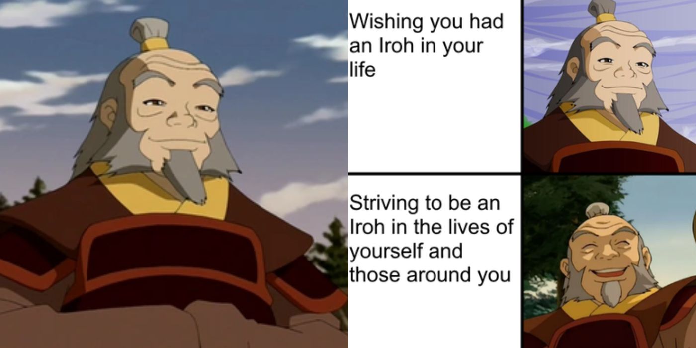 Nhân vật Iroh trong Avatar là người được yêu thích bởi những lời khuyên sâu sắc và tâm linh. Những hình ảnh meme tóm tắt về Iroh sẽ mang đến cho bạn cười sảng khoái và trí tuệ của một người đàn ông có kinh nghiệm.