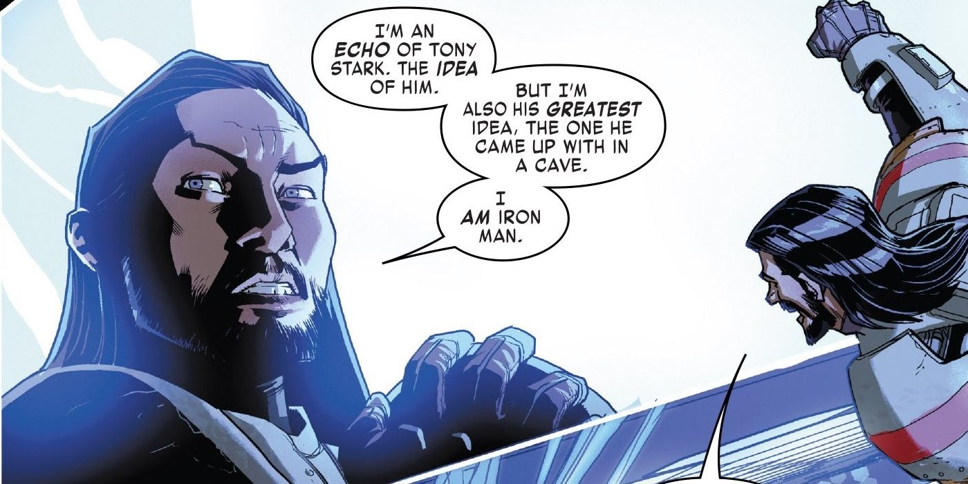 Marvel Comics' Iron Man corrupts one MCU line.