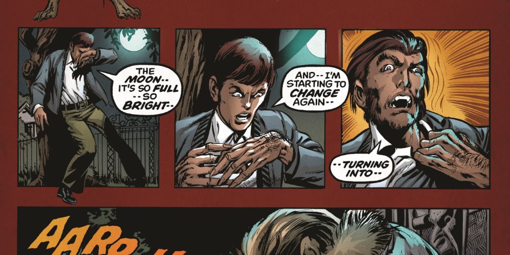 Jack Russel turns into a werewolf in Marvel Comics