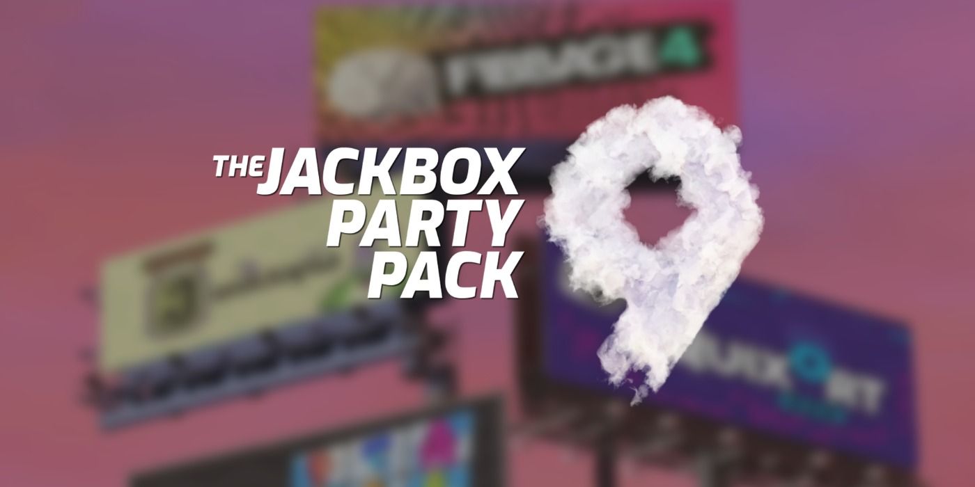 Jackbox Party Pack 9 Logo on Blurred Background