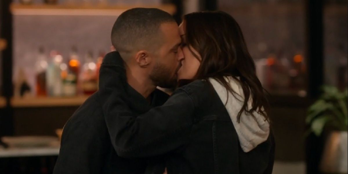 Jackson kisses Jo in Grey&rsquo;s Anatomy