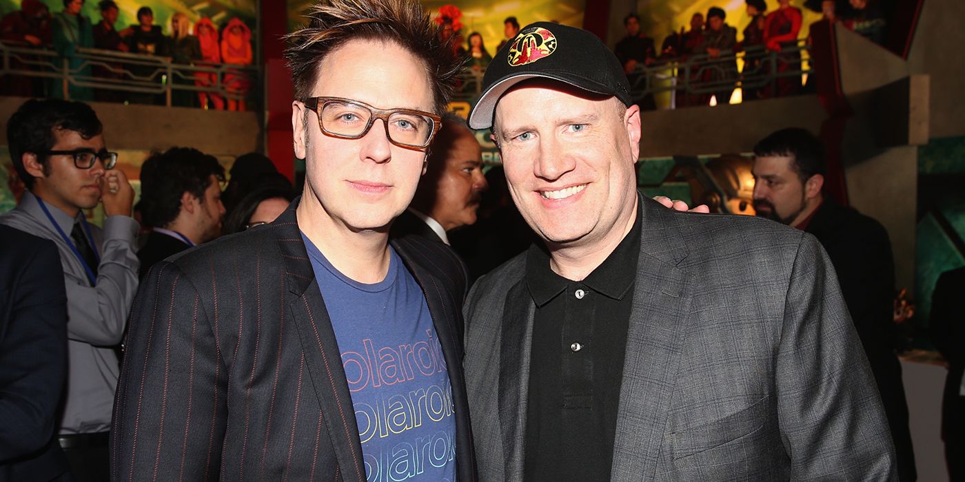 James Gunn and Kevin Feige