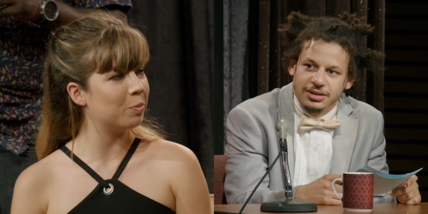 Eric Andre awkwardly interviews Jenette McCurdy.