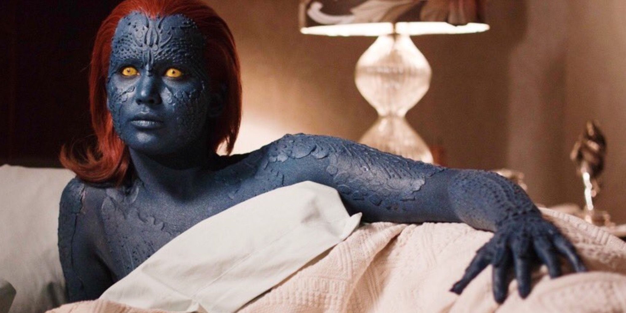 Jennifer Lawrence como Mística na série de reinicialização X-Men (2011-2019)