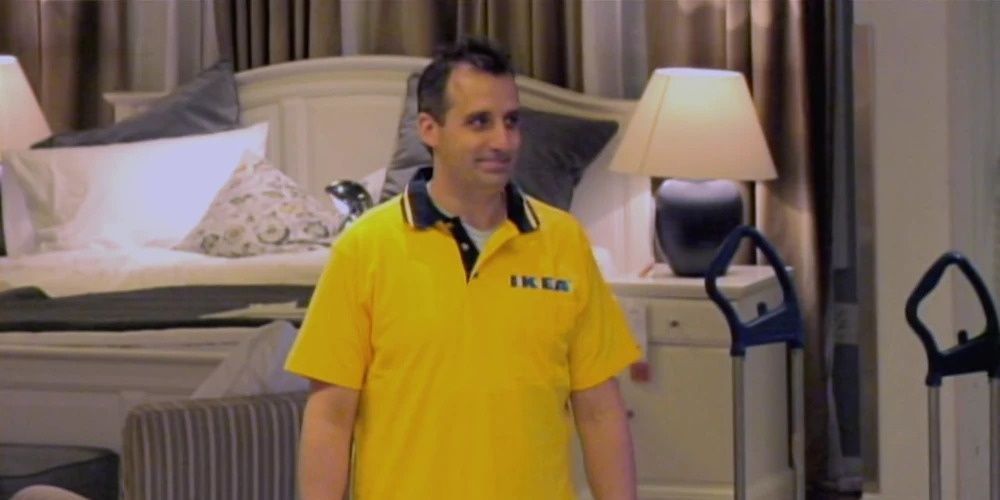 Joe Gatto in Ikea for an Impractical Jokers challenge