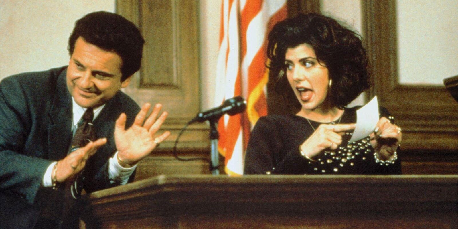 Joe Pesci and Marisa Tomei in court in My Cousin Vinny