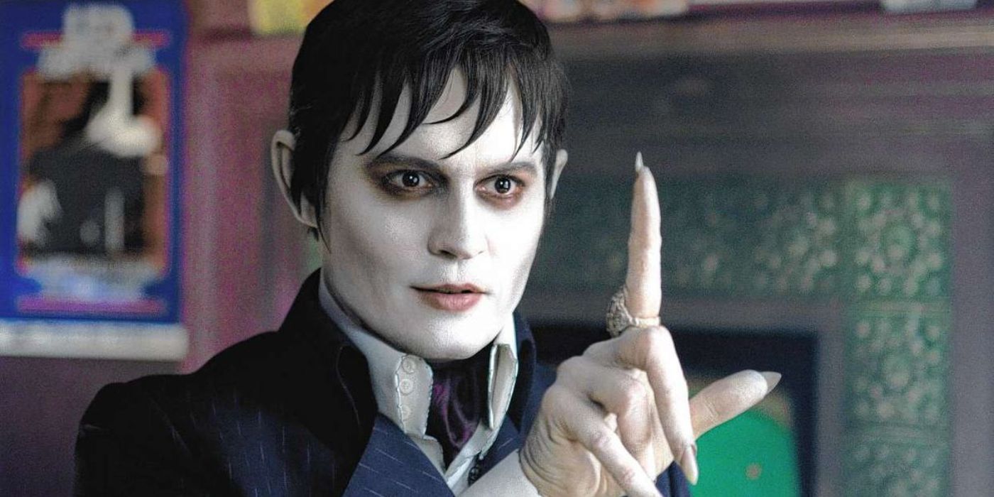 Johnny Depp como Barnabus no filme Dark Shadows