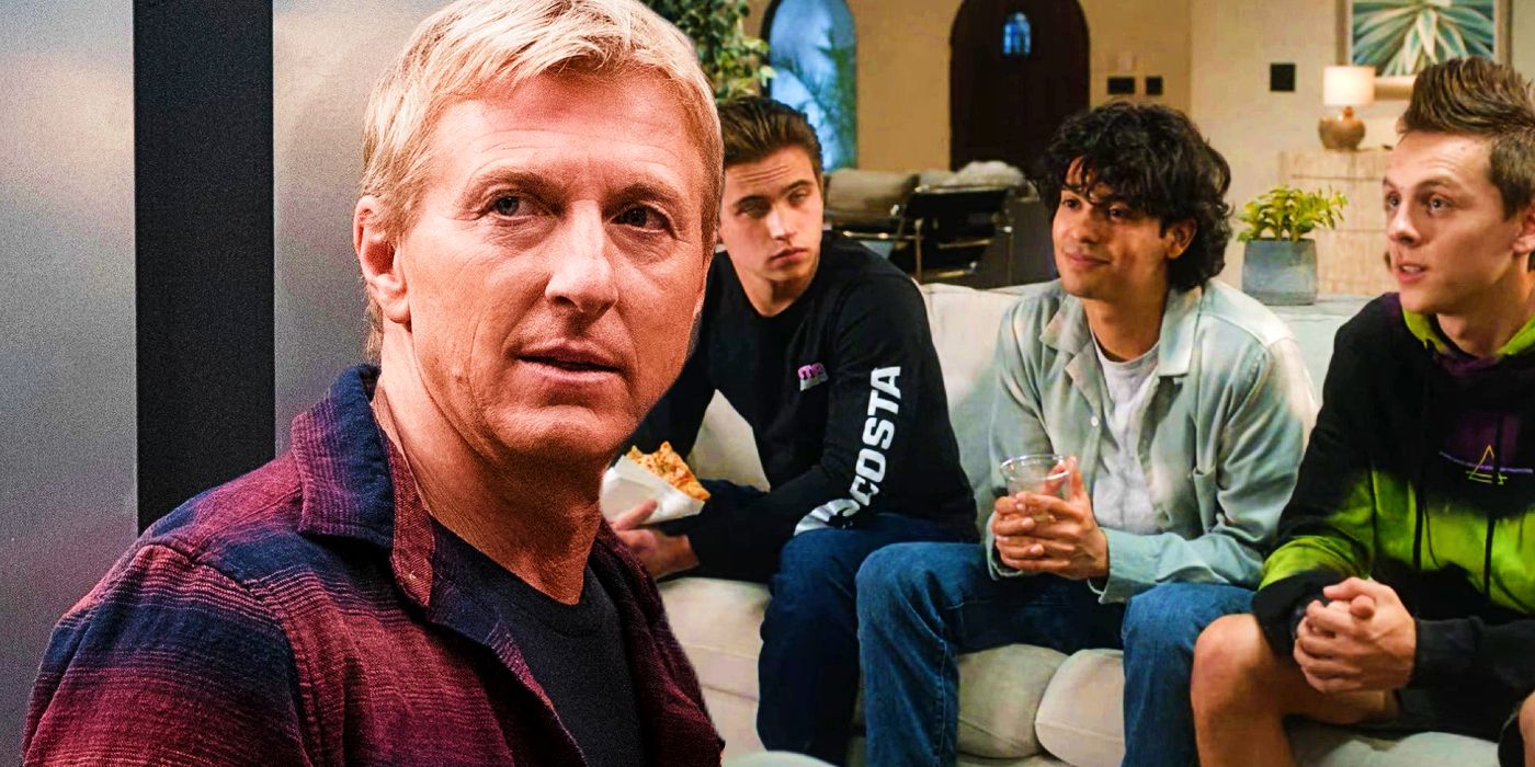 Johnny, Robby, Miguel, and Eli in Cobra Kai season 5