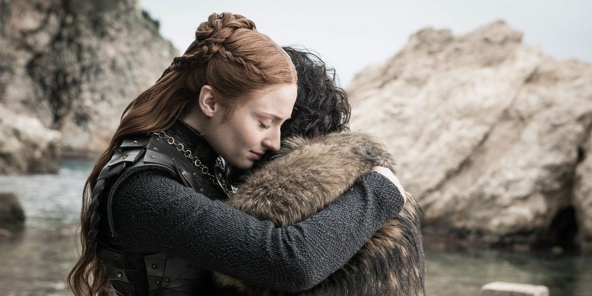 Jon e Sansa se despedem no final de Game of Thrones