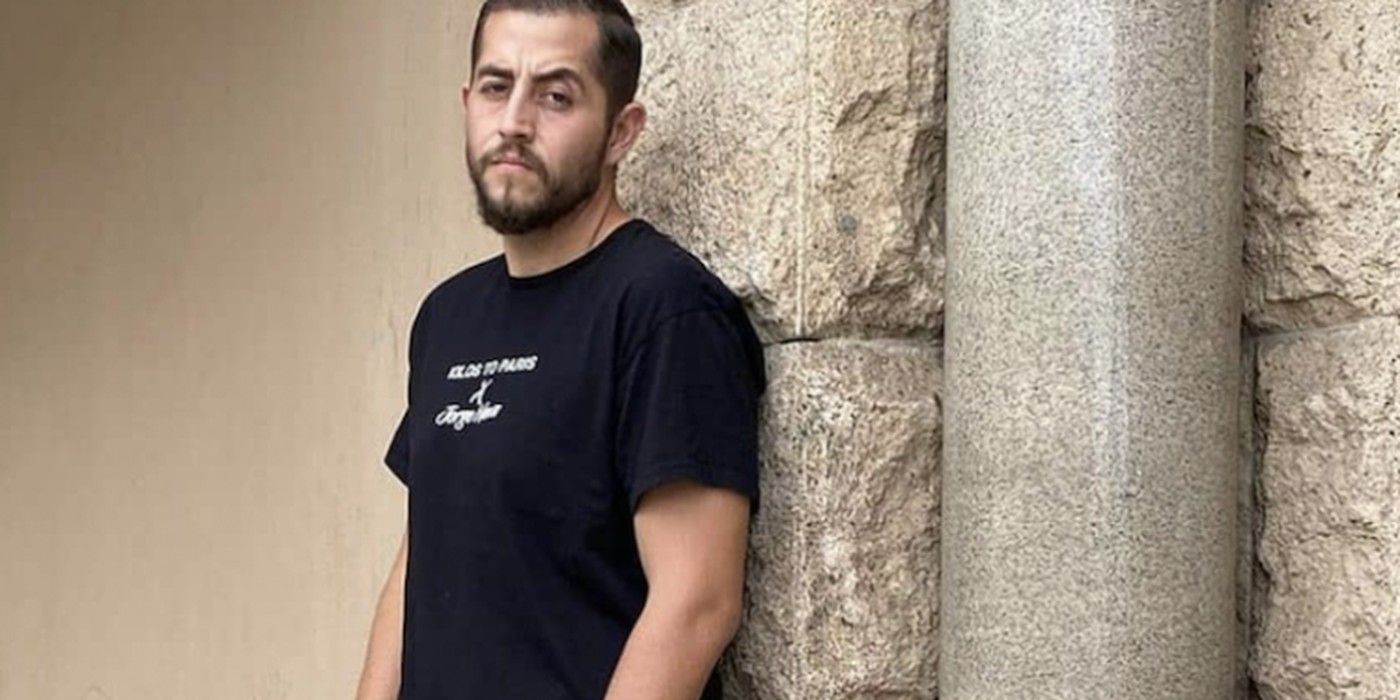 90 Day Fiancé stars Jorge Nava slim in black t-shirt