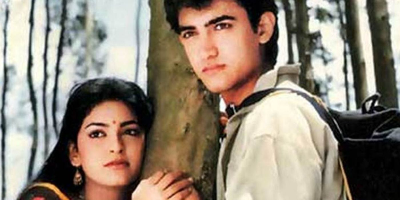 Juhi Chawla and Aamir Khan in Qayamat Se Qayamat Tak