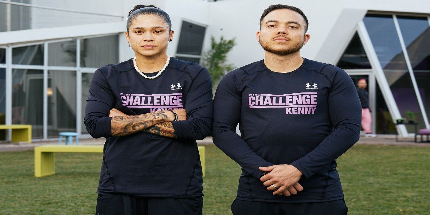 Kaycee-and-Kenny-The Challenge posing outside of building