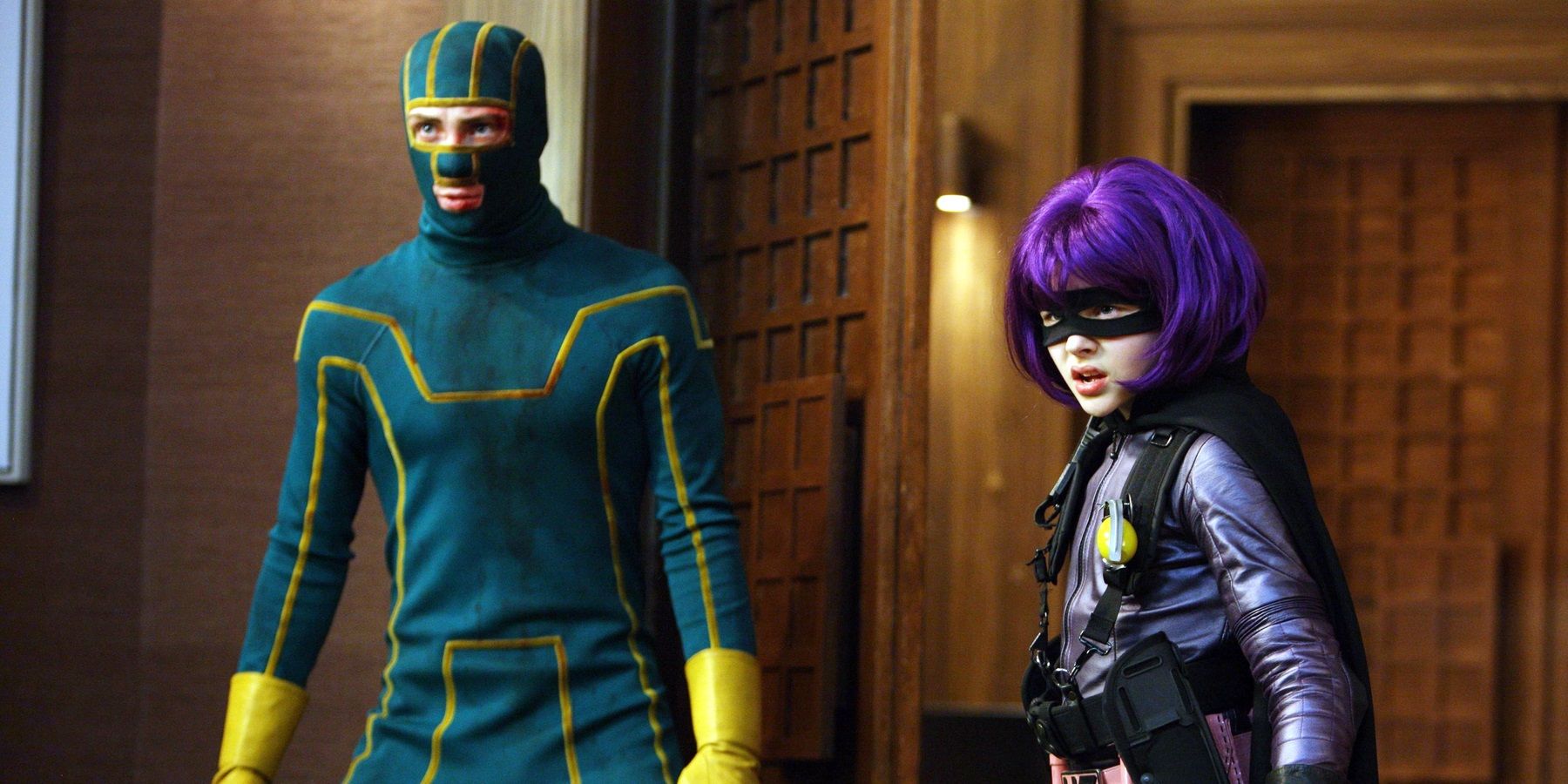 Kick-Ass and Hit-Girl prepare for the final battle