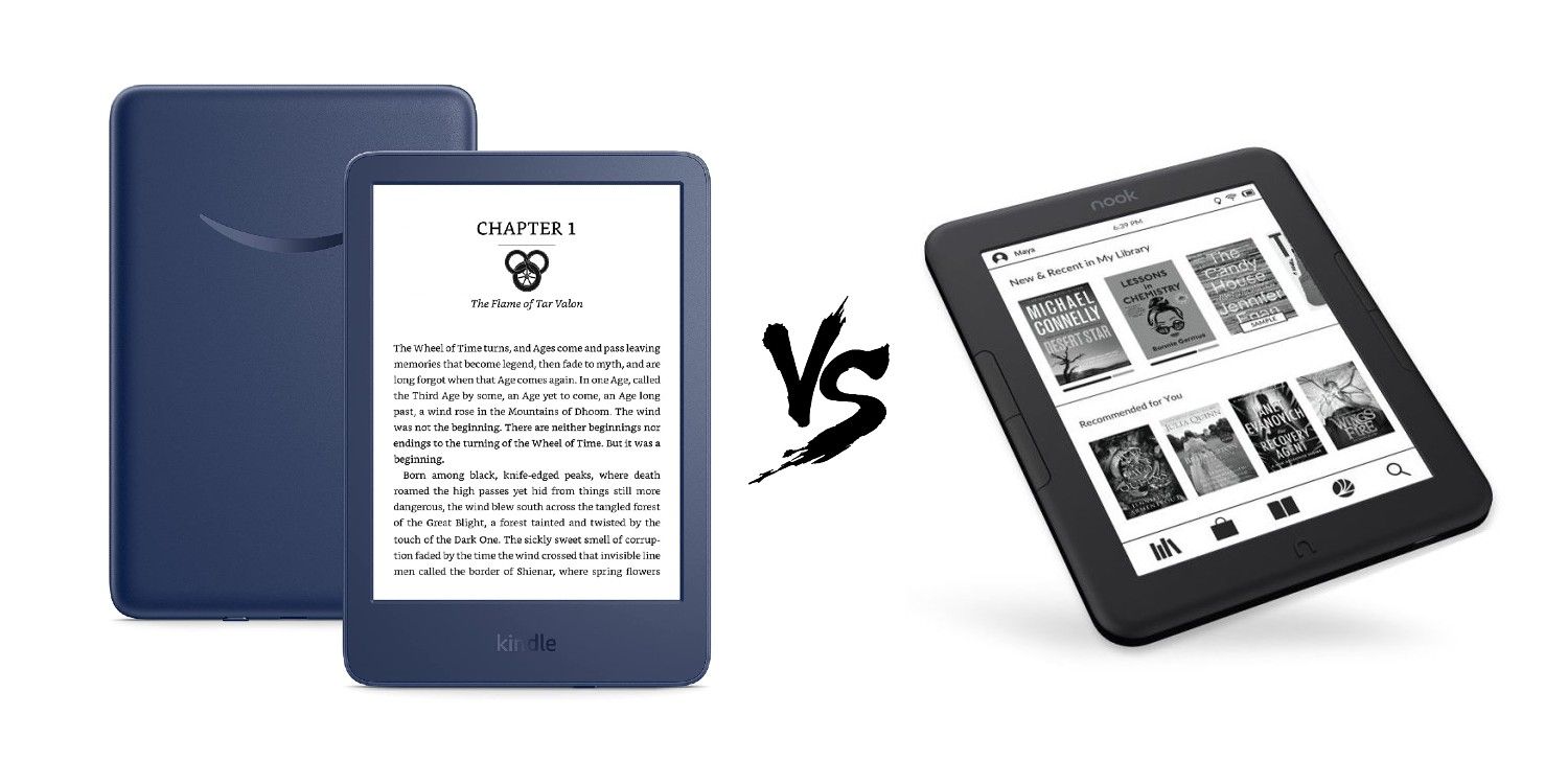 Kindle Paperwhite vs B&N Nook Glowlight 4 Plus 2023 edition