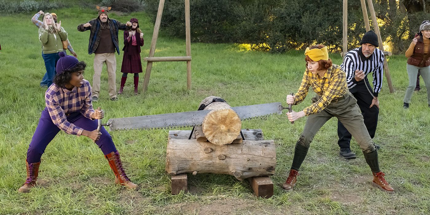 Kristen Schaal and MaamaYee Boafo in The Mysterious Benedict Society Season 2