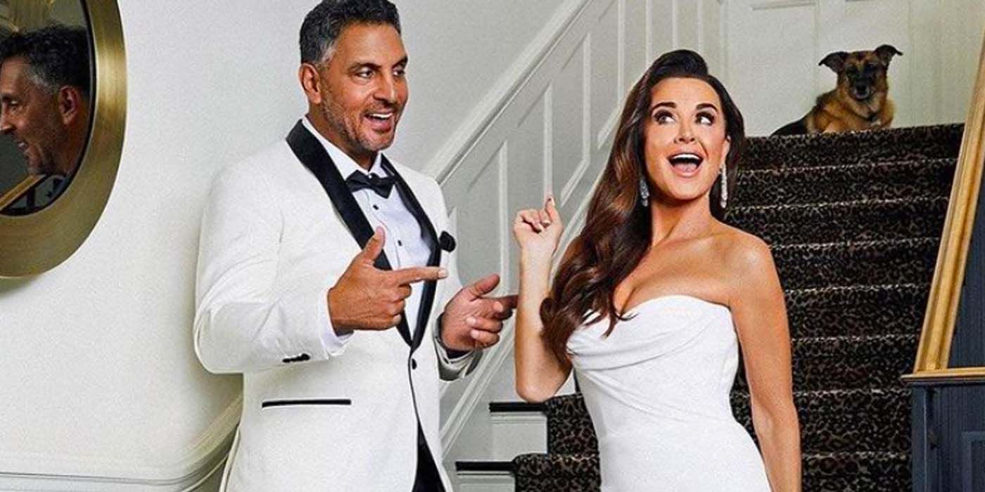 Mauricio Umansky and Kyle Richards from The Real Housewives of Beverly Hills
