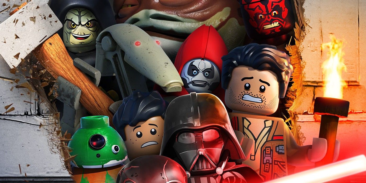 A scene from LEGO Star Wars Terrifying Tales